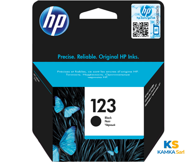 Cartouche D’encre HP 123 Noir Original