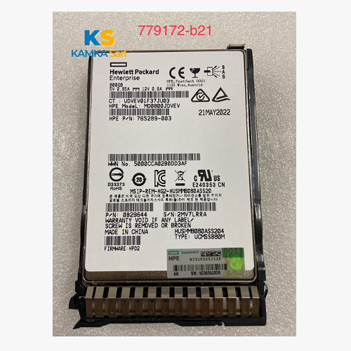Disque dur Serveur SSD HPE 779172-B21 800 Go 2.5" SAS