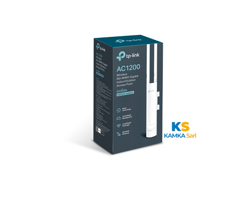 Point d'accès WiFi Mesh EAP225-Outdoor AC1200 MU-MIMO Gigabit Extérieur (IP65)